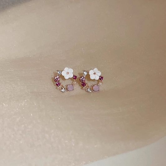 Minimal Dreamy Floral Earrings