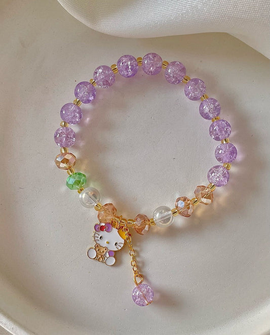 Hello Kitty Bracelet- purple