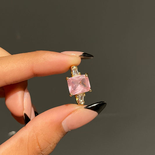 AMBER PROMISE RING - pink