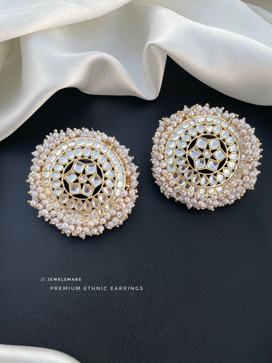 Bahaara Premium Pearl Detailed Stud