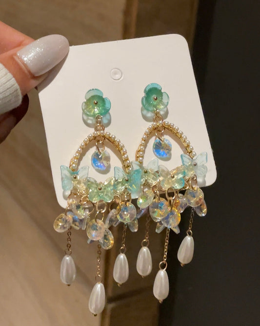 Noor Earrings- green