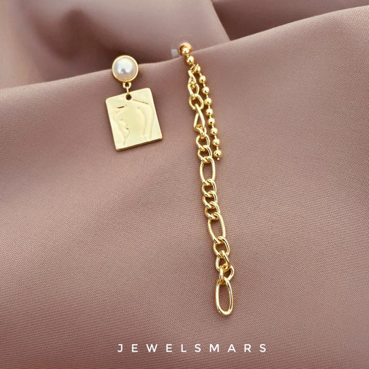 MISMATCH STATEMENT GEOMETRIC EARRINGS