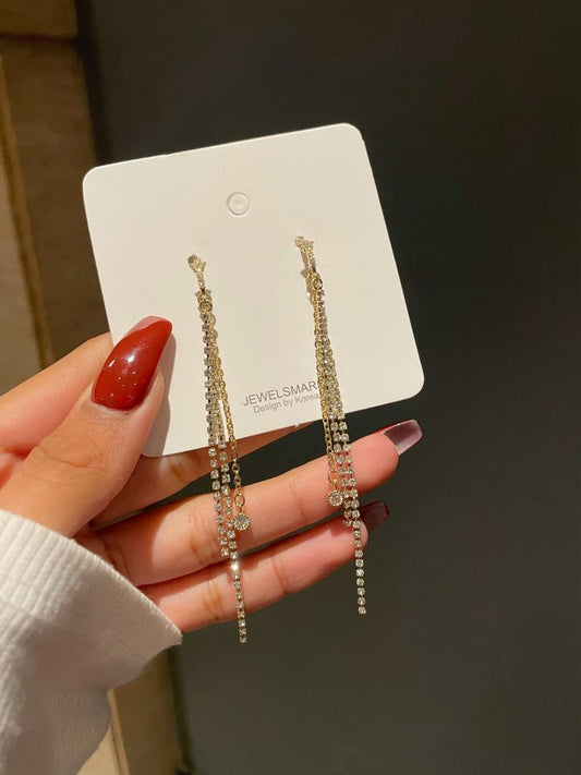 Radiant Tassel Drop Earrings