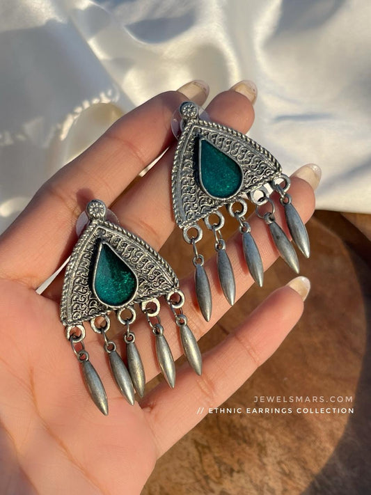 Sana Oxidised Earrings
