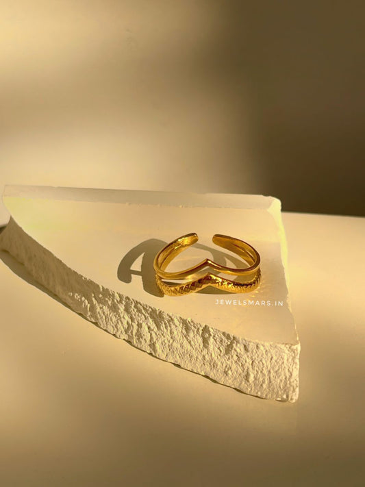 Monarch Ring ( gold plated)