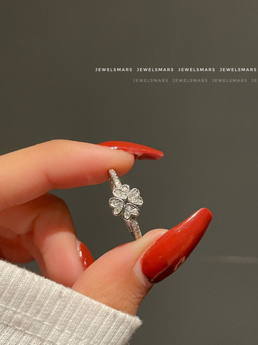 Good luck Clover Ring