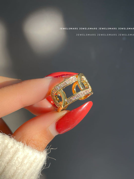 Chain Chunky Golden Ring