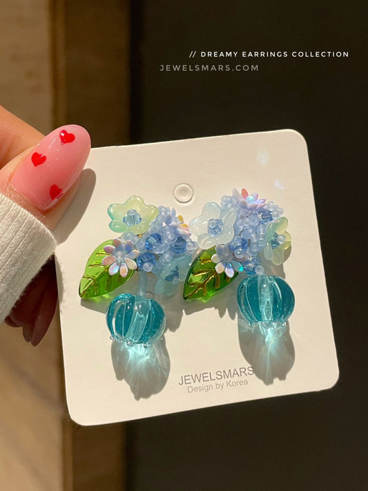 Blue Fantasy Earrings