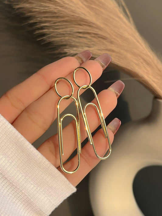 Pin It Statement Earrings