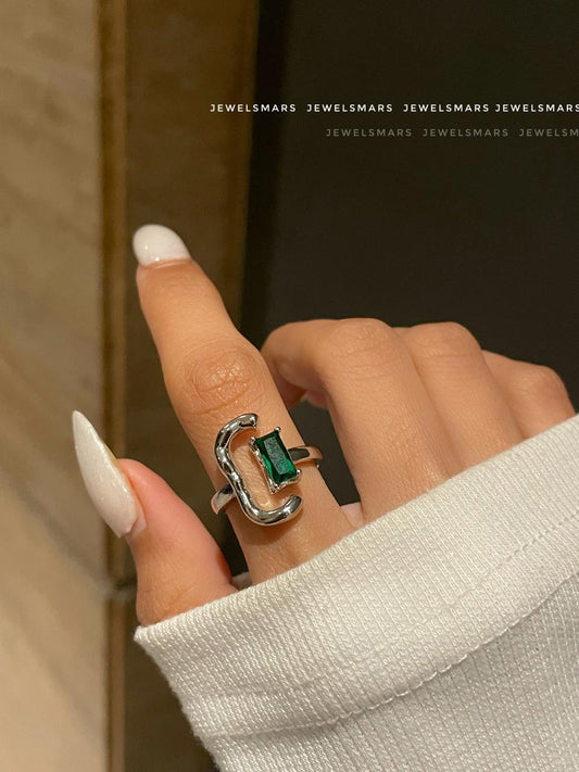 Statement Ring- green