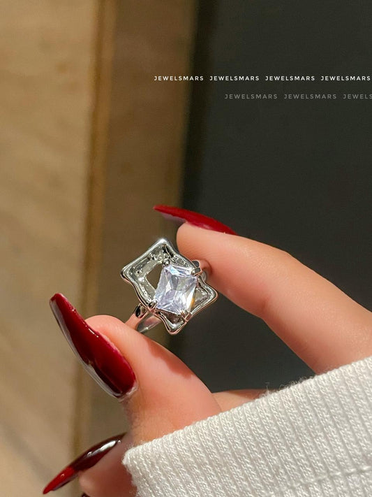 Punk Solitaire Ring