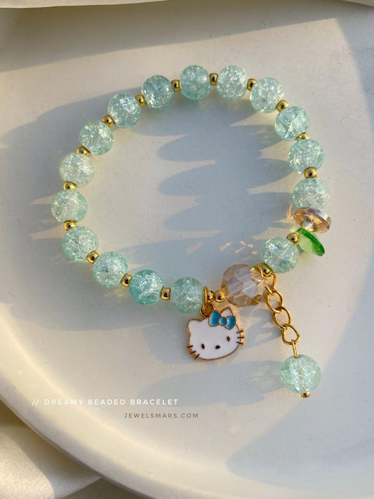 Hello Kitty Bracelet- green