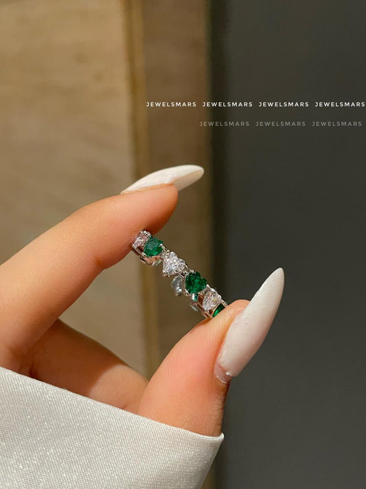 Hearts around my Finger - green