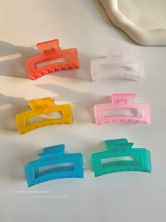 Rectangular Icy Claw Clips