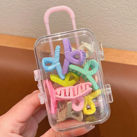 Cute Trolley Packaging claw clips