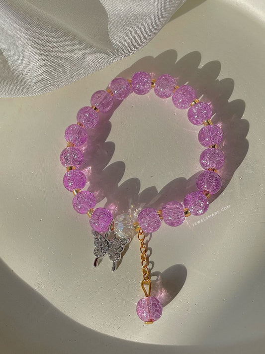 Butterfly Bracelet- purple