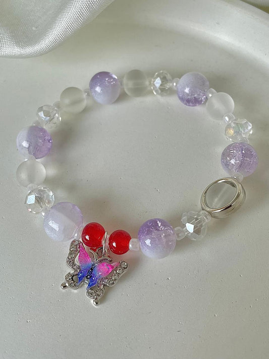 Dreamy Butterfly Bracelet- purple