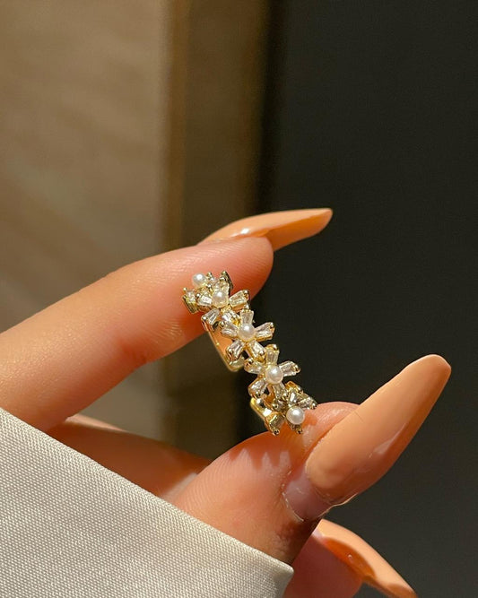 Flower Pearl Ring