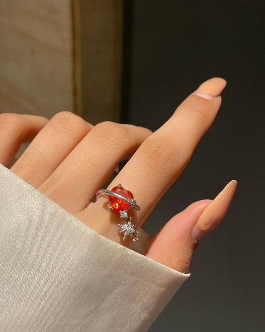 Fairycore Ring- orangish red