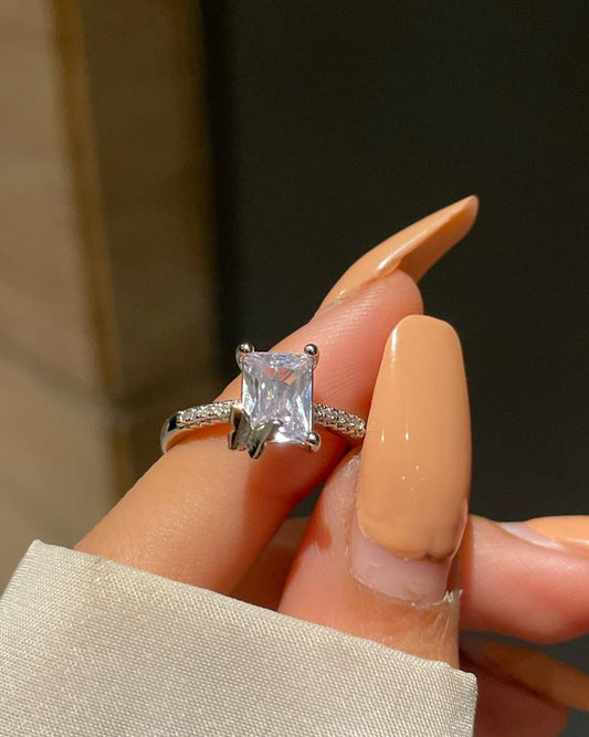 Butterfly on the Solitaire Ring