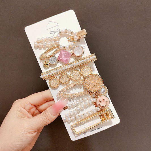 Happy Bunny Hair Pins Combo