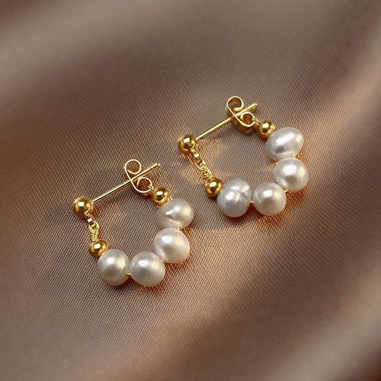 Pearl Wrap Earrings
