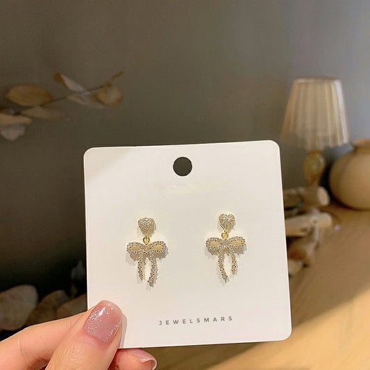 My Lil Bow Drop Earrings