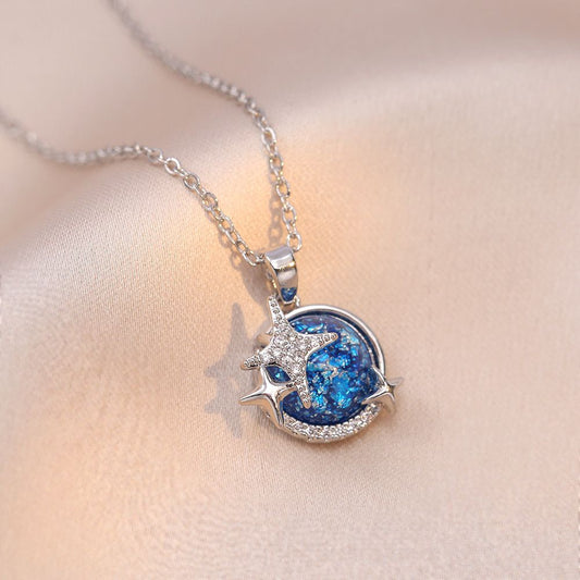 Saturn Star Necklace