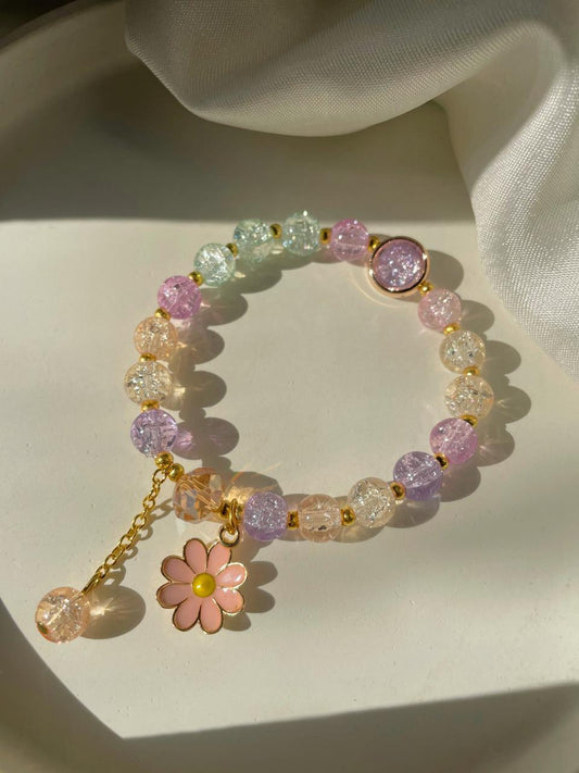 Colourful Floral Bracelet - multi
