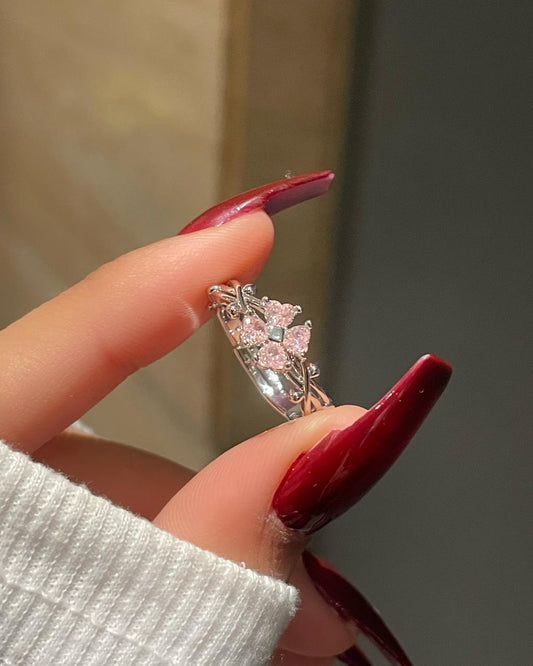 Periwinkle Ring- pink