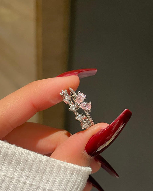 Layered Dreamy Ring- pink