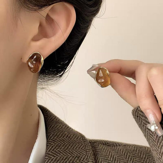 Browns Office Earrings