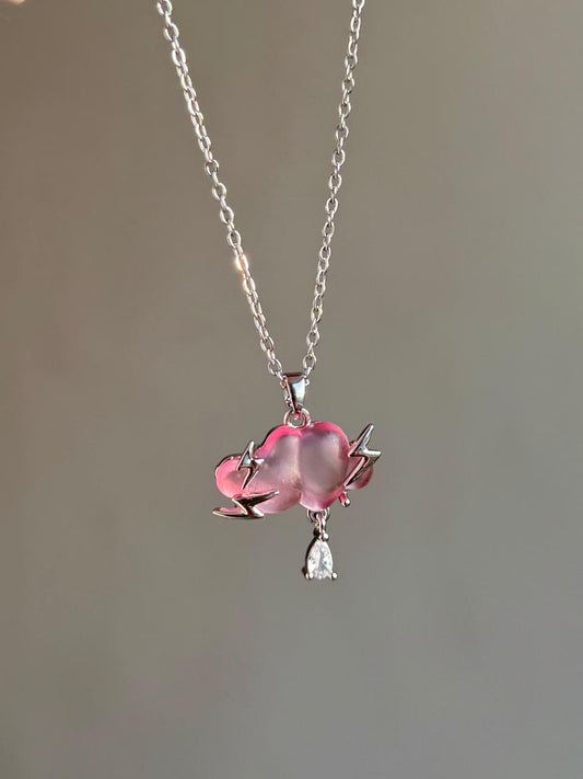 Pink Cloud Necklace