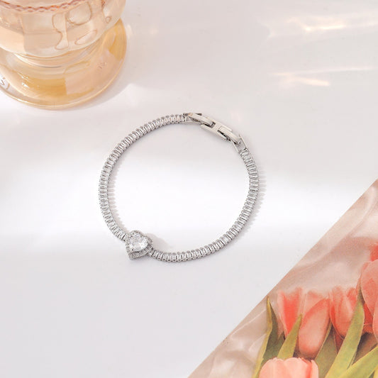 Silver Sweetheart Bracelet