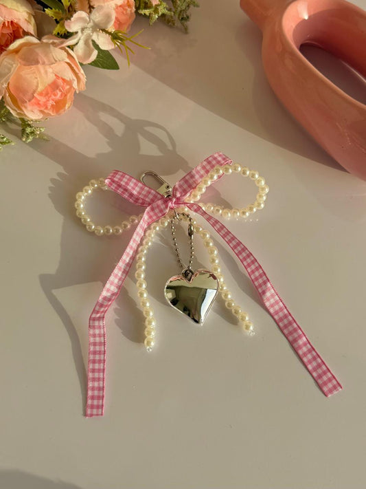 Bow Love Bag Charm