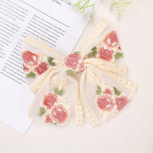 Señorita Blush Hair Bow