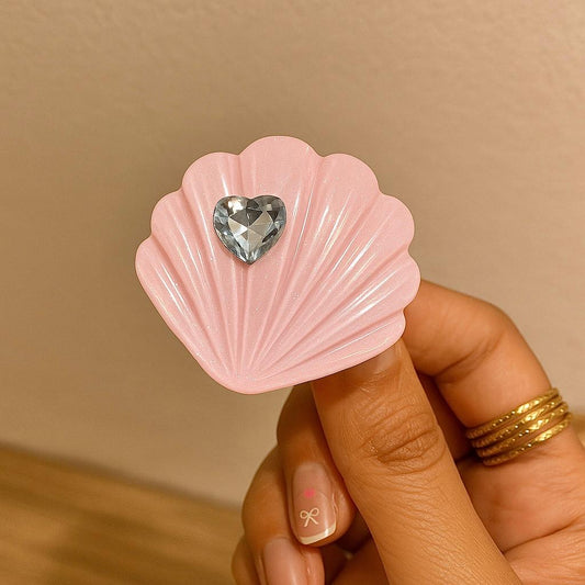 Shelly Belly Pink Hair Clip