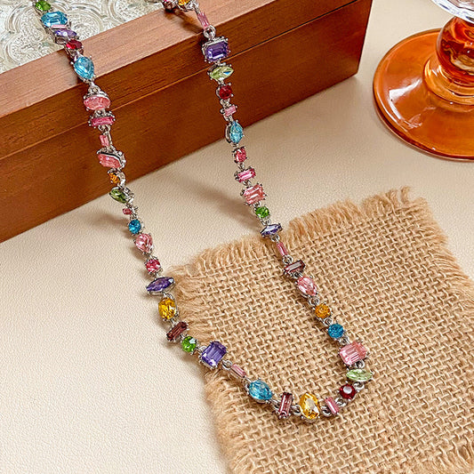 Viral Rhinestones Necklace