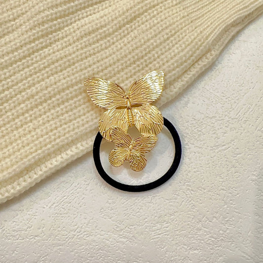Butterfly-duo Statement Metal Hair Tie
