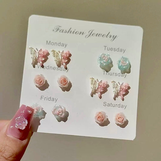 Winged Fantasy Earrings Combo