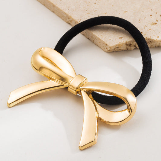 Classy Coquette Statement Metal Hair Tie