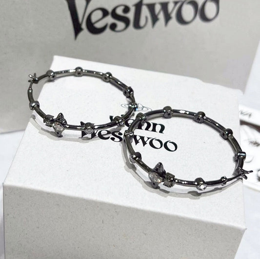 Slaying Sinister Hoop Earrings