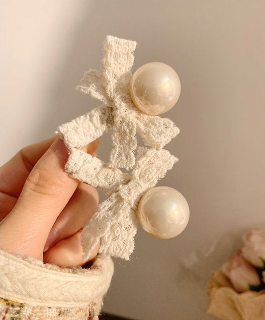 Loverâs Lace Pearl Hair Clip (1pc)
