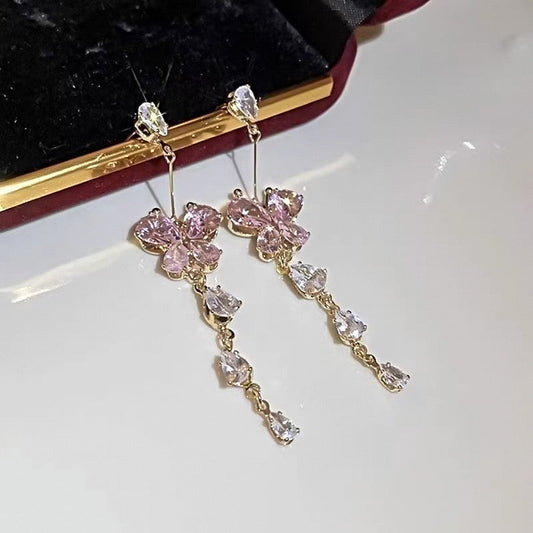 Pink Twinklefly Earrings