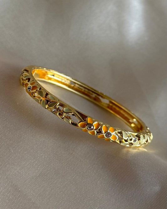 Edith Vintage Enamel Bangle