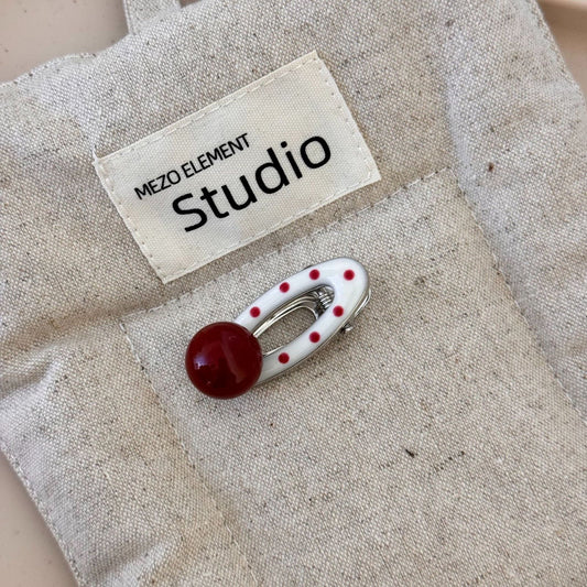 Playful n Pinteresty Polka Hair Clip