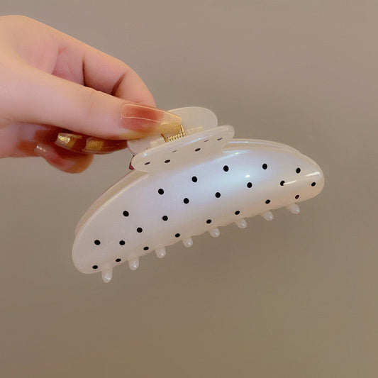 Countryside Polka Claw Clip