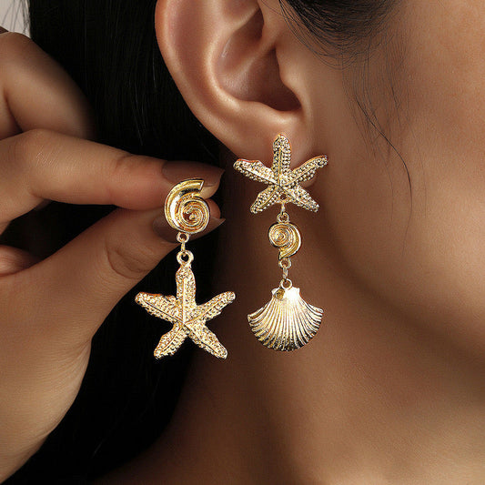 Beach calling! Mismatched Earrings