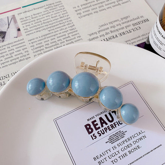 Blue Mallow Claw Clip