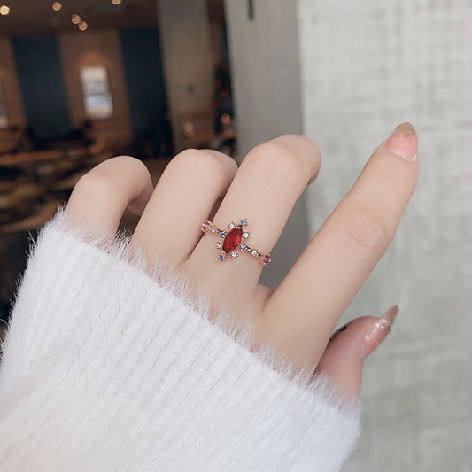 Maribelle Ruby Oval Ring